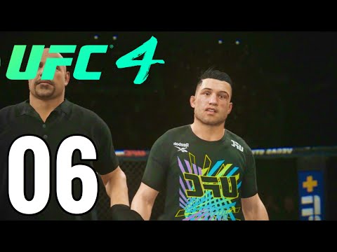 UFC 4 Featherweight Career Mode Walkthrough Part 6 - THROWING HANDS IN THE BIG LEAGUES!