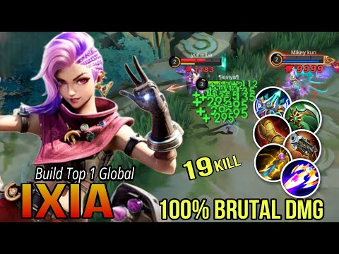 Ixia Critical Lifesteal And Brutal Damage Build!! Build Top 1 Global Ixia~ mlbb