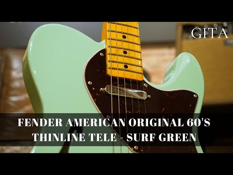 2019 Fender American Original '60s Thinline Telecaster - Surf Green | USA Semi-Hollow Nitro Finish 3.1kg | CoA Case image 26