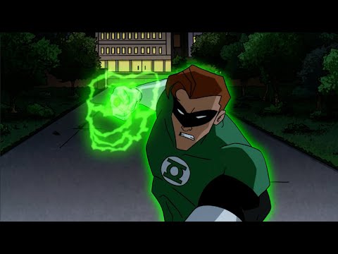 Green Lantern (Hal Jordan) Powers and Fight Scenes - The Batman (2004)