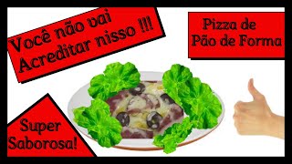 [ incrvel ] Pizza de Po de Forma Em Casa / Simples e Rpido