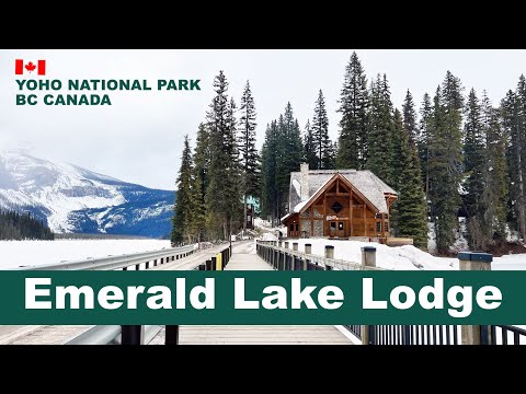 🇨🇦Emerald Lake Lodge | Lake View Room Tour | Yoho National Park BC Canada🪵