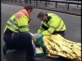 Two crazy women get hit by a lorry and a car on the ...