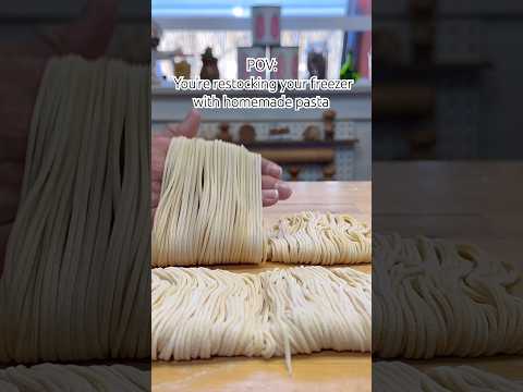 How to store fresh pasta… #shorts #pasta