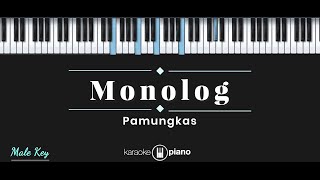 Download lagu Monolog - Pamungkas (KARAOKE PIANO - MALE KEY) mp3