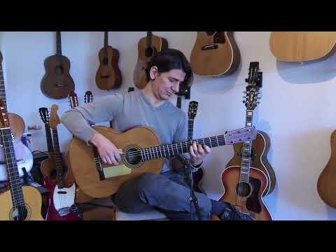 Modesto Borreguero 1928 - rare flamenco guitar in Santos Hernandez' style - check video! image 13