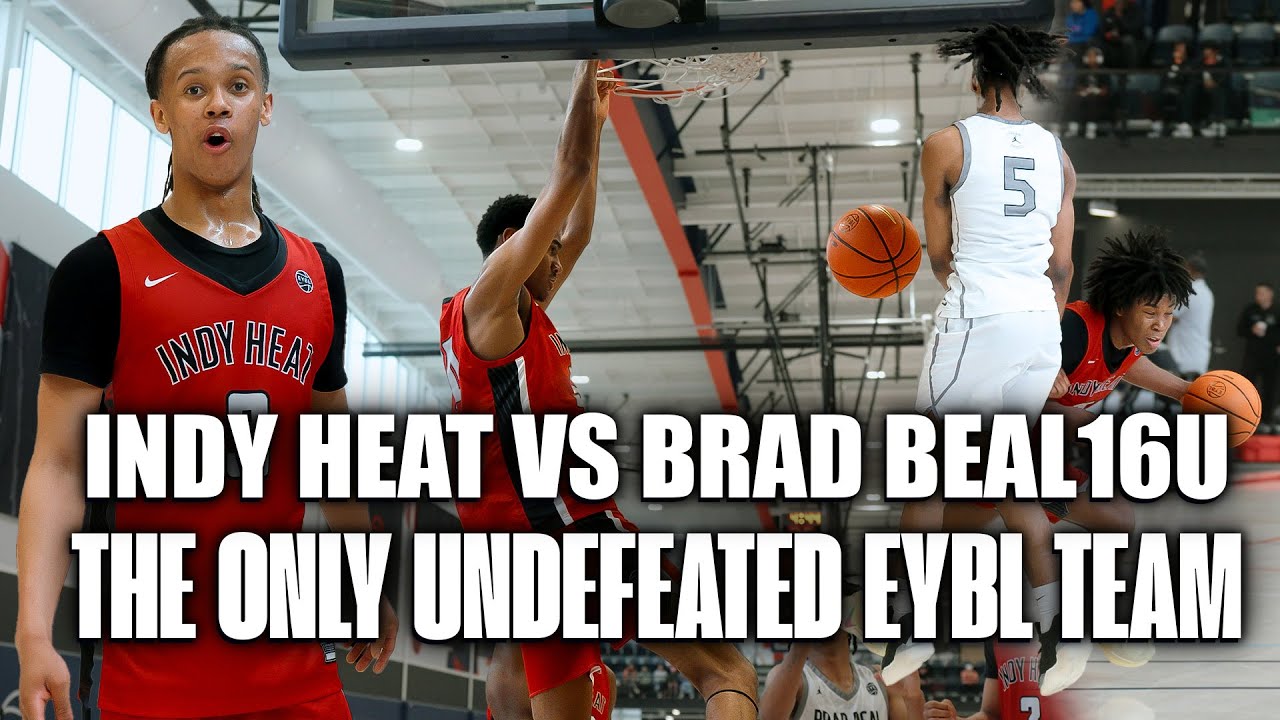 Peyton Kemp is Back!! Undefeated Indy Heat 16u vs Brad Beal Nike EYBL