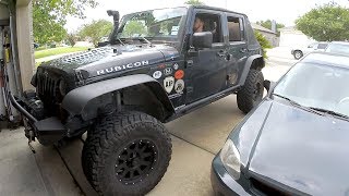 Nate's Jeep JK mods, Power Stop Brakes install, Dji Mavic Pro