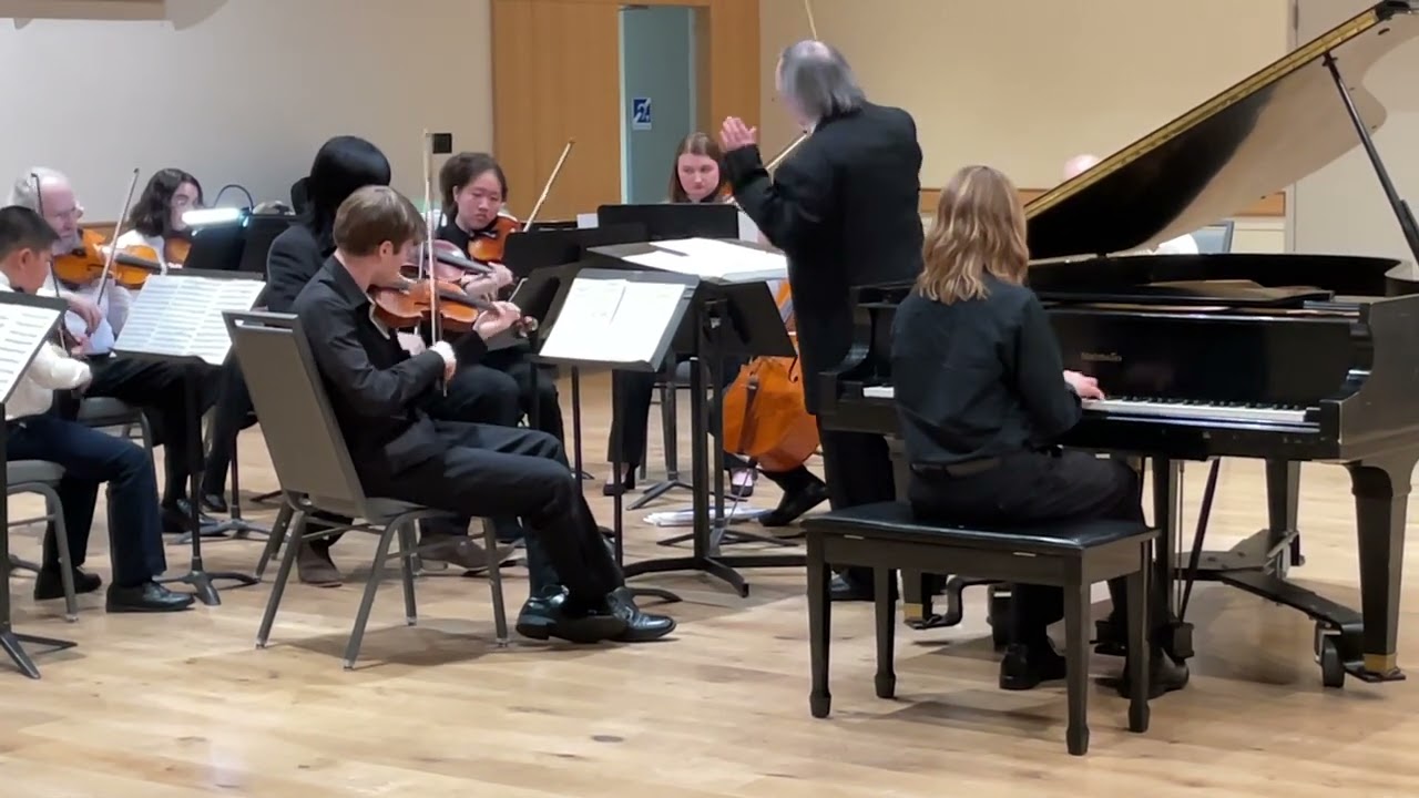 5. Community Art Youth Orchestra - Harpsichord Concerto - Allegro-Adagio - Bach
