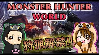 【女性実況】#1 MHW 狩猟解禁!!モンスターハンターワールド
