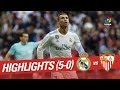 Highlights Real Madrid vs Sevilla FC (5-0)