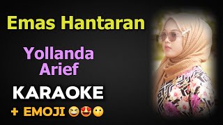 Download lagu Yollanda & Arief - Emas Hantaran | Low Key |Karaoke (Instrumental with Lyrics) 🎤 mp3