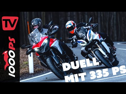Ducati Multistrada V4 vs BMW S 1000 XR 2021 - Vergleichstest Landstraße: Frisst die XR die Multi?