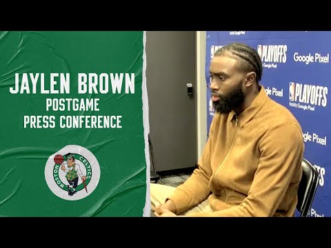 Jaylen Brown Reacts To Game 3 ' Boston Celtics vs. Milwaukee Bucks