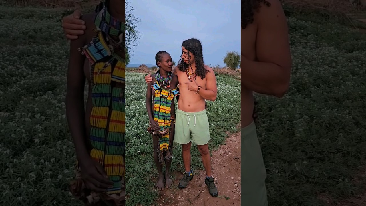 Hamar Tribe Girl in Village 🇪🇹 #HamarTribe #Ethiopia #Indigenous #OmoValley #Hamar