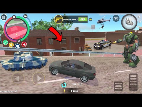 Rope Hero Vice Town (Black Car Jump on Bridge) Black Car Bridge Blocked - Android Gameplay HD