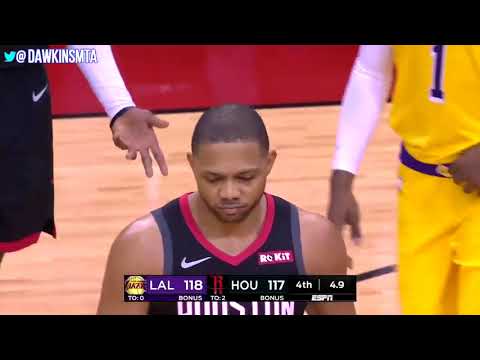 Eric Gordon Full Highlights 2019 01 19 Rockets vs Lakers   30 Pts, 4 Asts, CLUTCH!   FreeDawkins