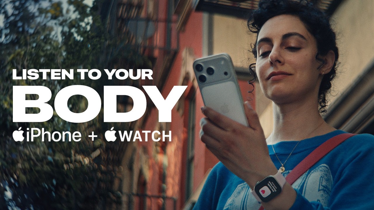 Apple's Health with iPhone + Apple Watch campaign