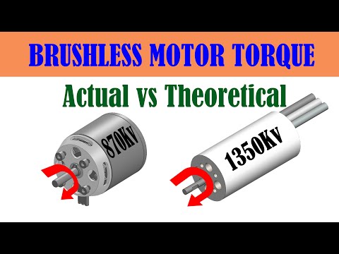 RC Brushless Motor Actual vs Calculated Torque Output