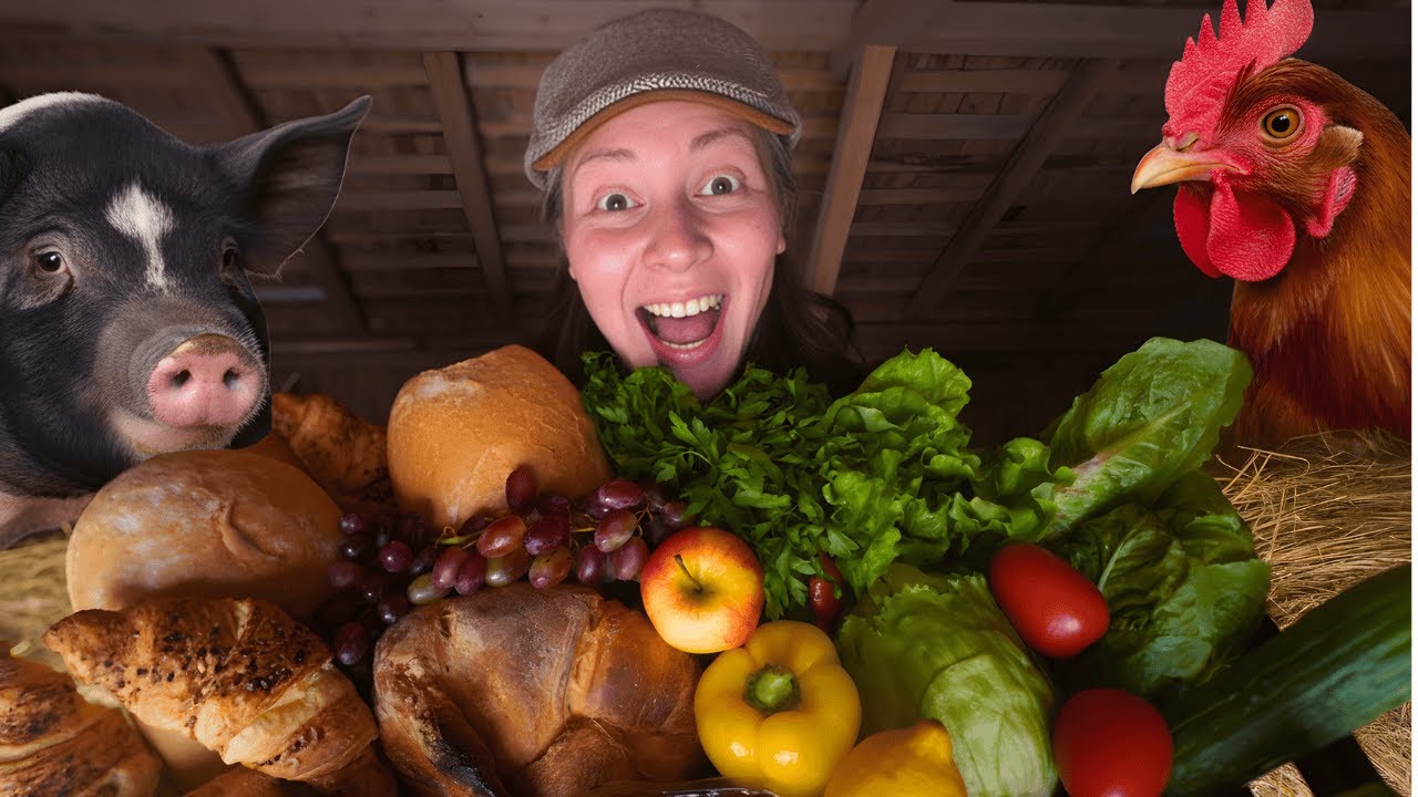 How I Feed My Farm Animals (and Myself) for Free | Year 1 ep 44