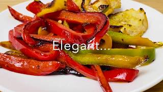Bell Peppers Recipe Vegan | Easy Recipes for Dinner | Easy Meals to Cook at Home | Italian Recipes |