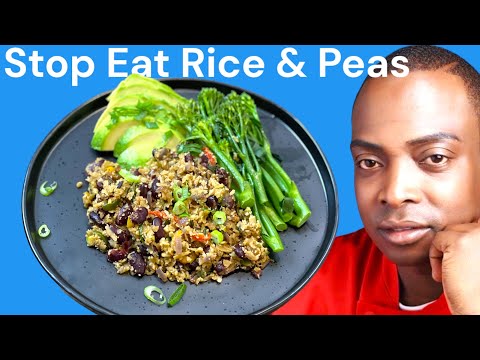 Stop eat rice on Sunday for dinner! 🥱 how to make cauliflower rice and peas, very healthy!