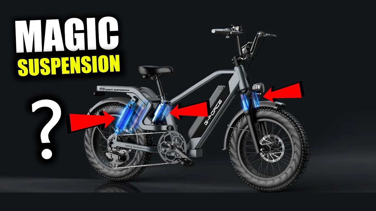 This NEW E-bike has "6 Points Suspension" - G-Force RS Review