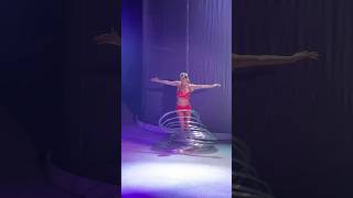 Getting dizzy just watching this! 🌀 Wait for that final spin though… 👀✨ #AllureOfTheSeas #IceShow