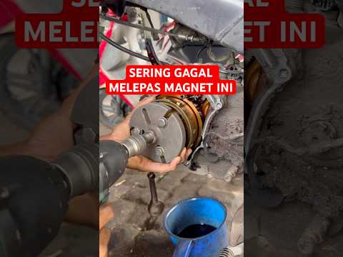 Melepas magnet Yamaha yang keras dan lengket #vixion