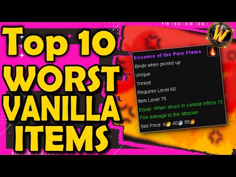Top 10 Worst Items in Vanilla / Classic Era World of Warcraft