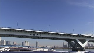 preview picture of video 'Toyosu-ohashi Bridge (Port of Tokyo) 環状第２号線・豊洲大橋（未供用橋）'