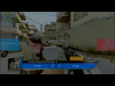 CIC7 COD4 Round 1 playoff fnatic vs corgz map 3