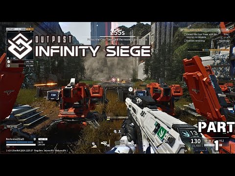 Outpost Infinity Siege Playthrough Part 1 (Littlest Outpost that Could)