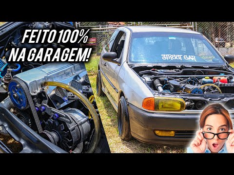 GOL ASPIRADO FEITO 100% NA GARAGEM DE CASA!