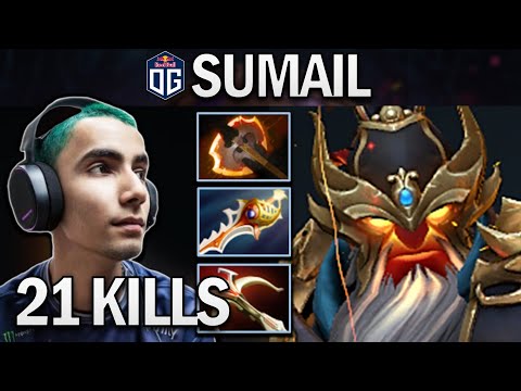 OG.SUMAIL EMBER SPIRIT WITH 21 KILLS - DOTA 2 7.25 GAMEPLAY