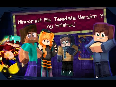 Cinema 4D - Minecraft Rig Template Version 9 (Presentation) Video