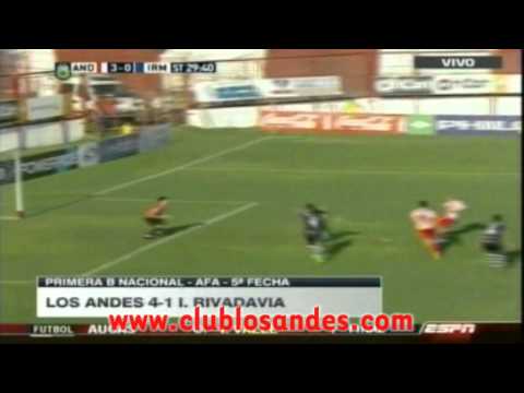 Los Andes 4 - Independiente Rivadavia (Mendoza) 1 | Fecha 5 - Nacional B 2015 - 15.03.2015