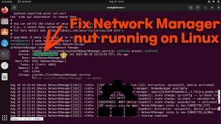How to Fix NetworkManager Not Running on Linux