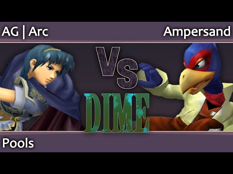 DIME 12 Melee - AG Arc (Marth) vs Ampersand (Falco) - Pools