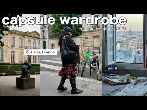 2024 spring capsule wardrobe for Paris *20+ outfits*
