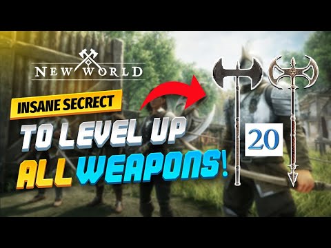 New World - Easy Way to MAX WEAPON LEVELS! XP FARM! (SECRET)