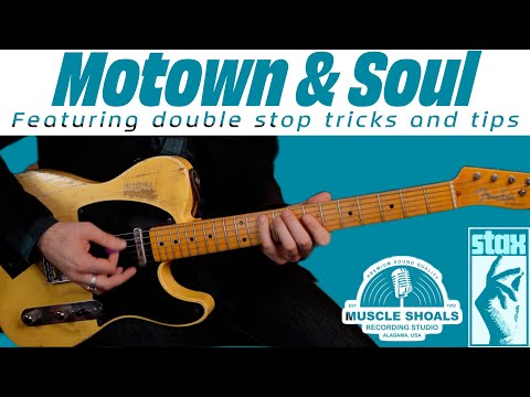 Motown & Soul; Double stops and fancy chordal tricks! Muscle Shoals/Stax style guitar solo lesson!