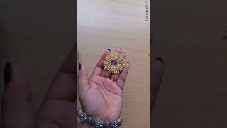 DIY Rakhi | Easy Rakhi Making With Paddy #diyrakhi #shorts #youtubeshorts #viralvideo #craftgallery