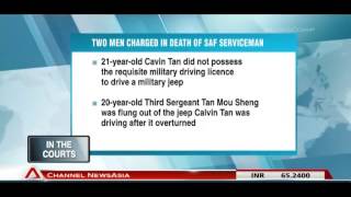 Two men charged with causing death of SAF serviceman - 06Sep2013