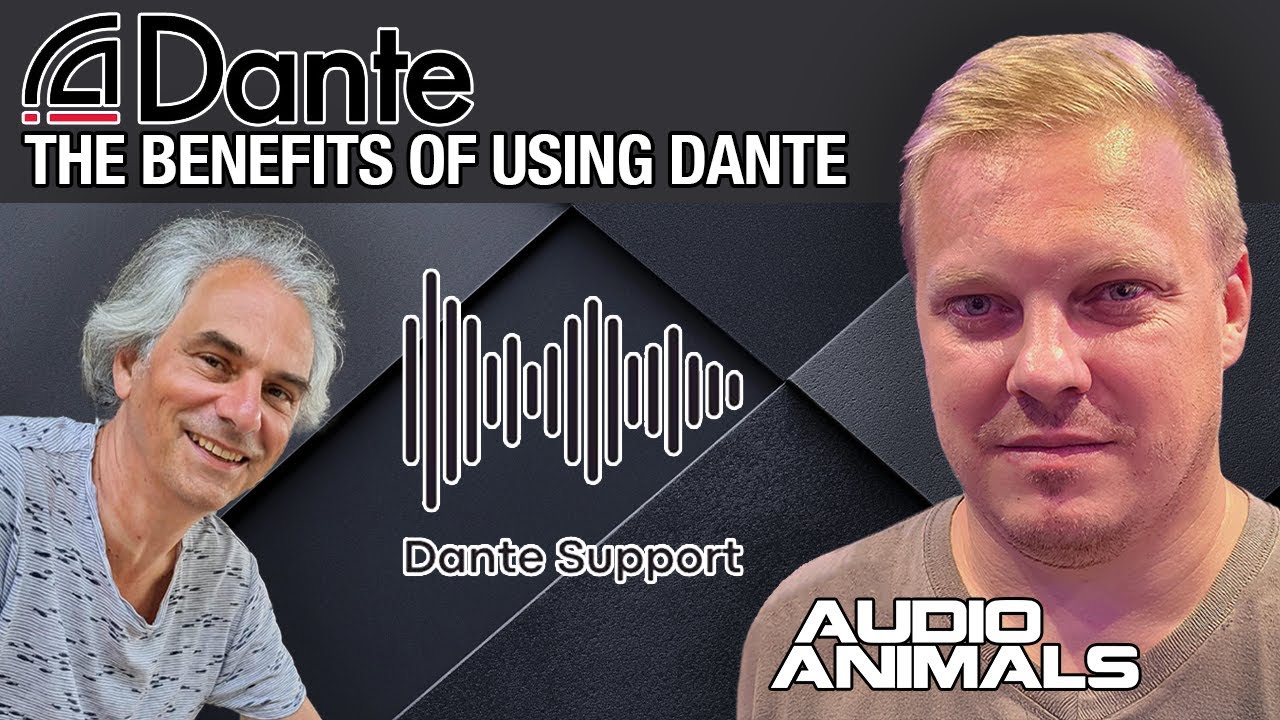 Paul Ashmore discussing Dante at Audio Animals