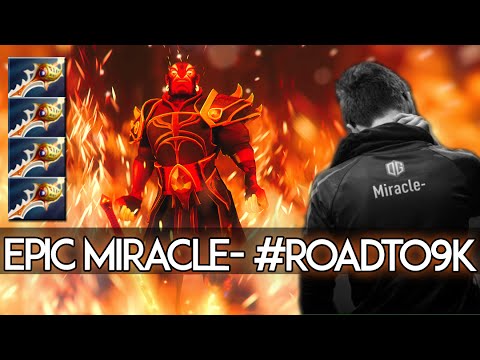 EPIC Miracle- Ember Spirit #roadto9k 4 RAPIERS DOTA 2