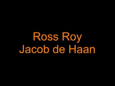 Ross Roy Jacob de Haan.