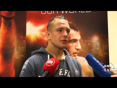 Nick Hein UFC Fight Night Berlin Post Fight Scrum