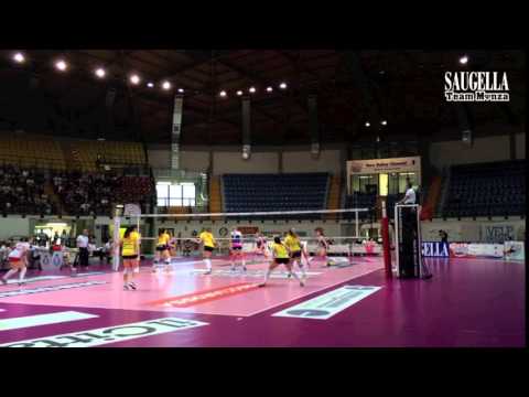 A2F MONZA-TRENTO: PRIMO SET 25-19