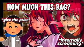 IRyS Pretends to Be a Billionaire in a Luxury Bag Store But Is Internally Screaming